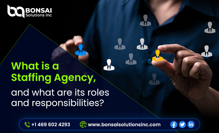 What is a staffing agency, and what are its roles and responsibilities?