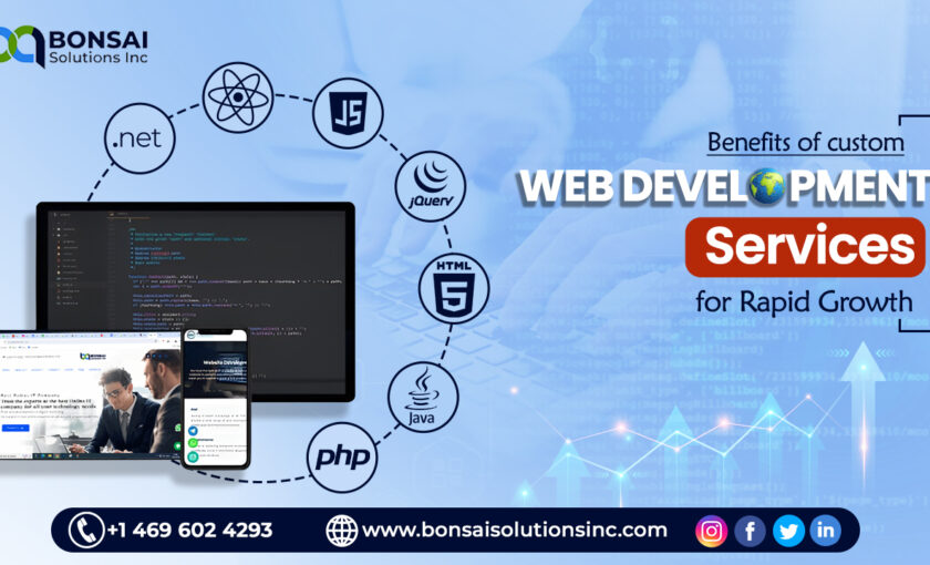Benefits of Custom Web Development Services for Rapid Growth