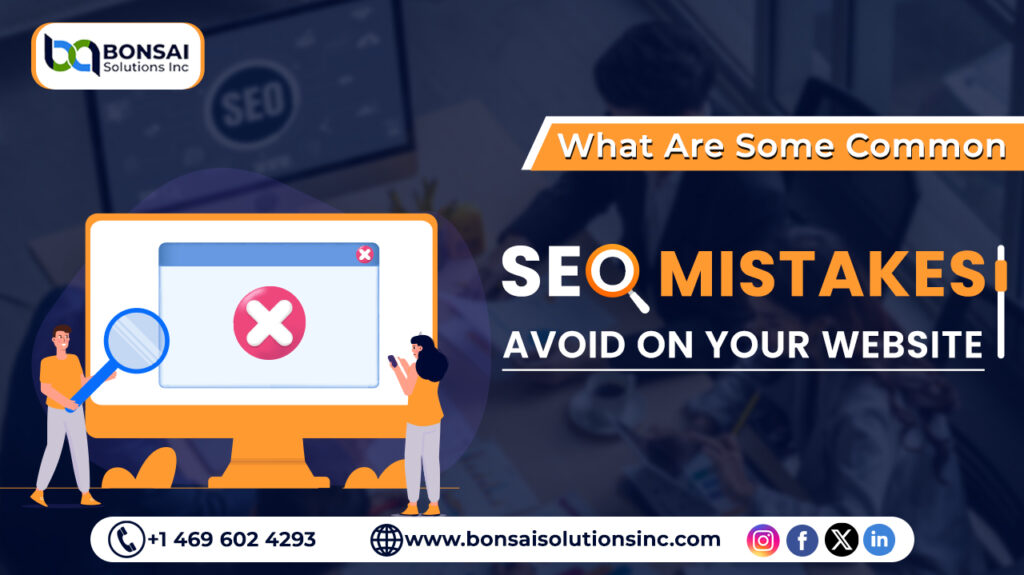 common SEO mistakes